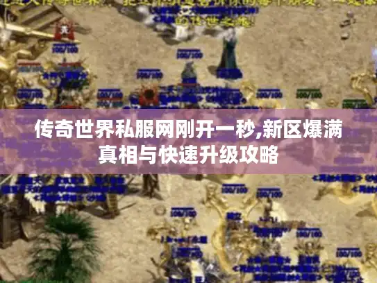 传奇世界私服网刚开一秒,新区爆满真相与快速升级攻略