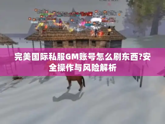 完美国际私服GM账号怎么刷东西?安全操作与风险解析