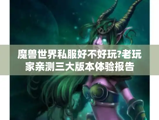 魔兽世界私服好不好玩?老玩家亲测三大版本体验报告