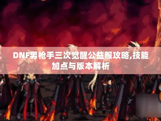 DNF男枪手三次觉醒公益服攻略,技能加点与版本解析