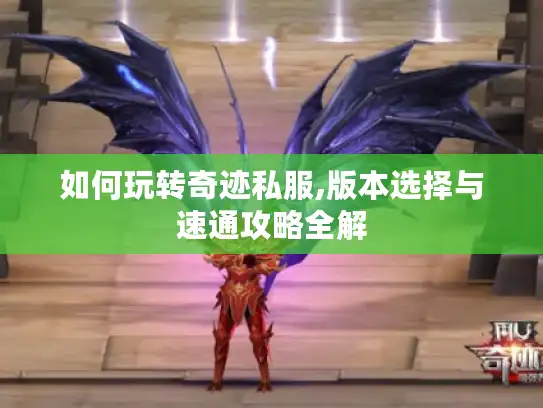 如何玩转奇迹私服,版本选择与速通攻略全解 如何玩转奇迹私服,版本选择与速通攻略全解