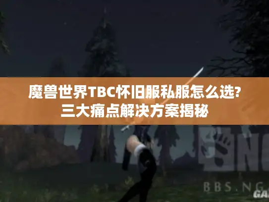 魔兽世界TBC怀旧服私服怎么选?三大痛点解决方案揭秘
