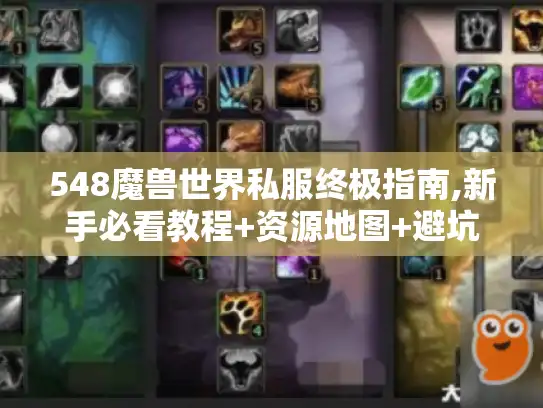 548魔兽世界私服终极指南,新手必看教程+资源地图+避坑清单