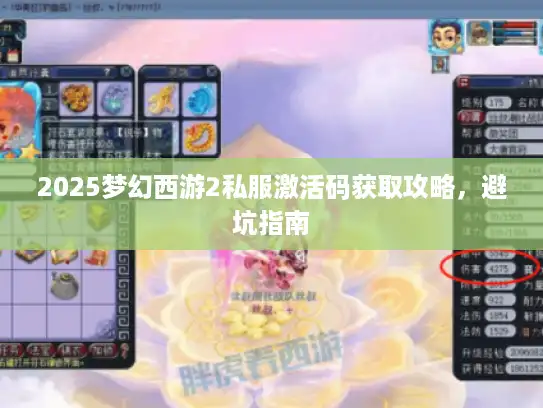 2025梦幻西游2私服激活码获取攻略，避坑指南