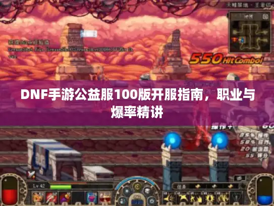 DNF手游公益服100版开服指南，职业与爆率精讲