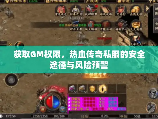 获取GM权限，热血传奇私服的安全途径与风险预警