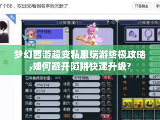 梦幻西游超变私服端游终极攻略,如何避开陷阱快速升级? 梦幻西游超变私服端游终极攻略,如何避开陷阱快速升级?