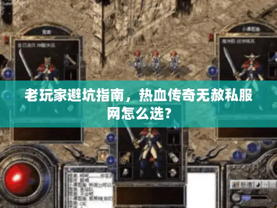 老玩家避坑指南，热血传奇无赦私服网怎么选？
