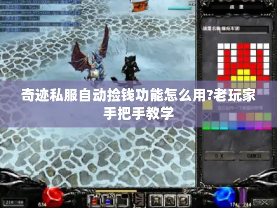 奇迹私服自动捡钱功能怎么用?老玩家手把手教学