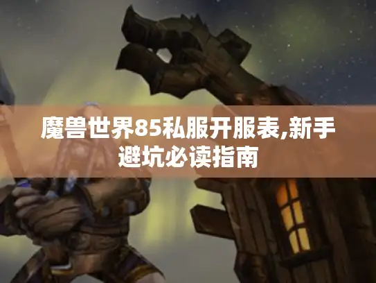 魔兽世界85私服开服表,新手避坑必读指南