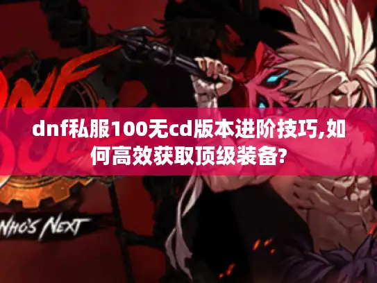 dnf私服100无cd版本进阶技巧,如何高效获取顶级装备?