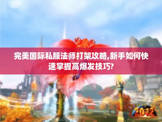 完美国际私服法师打架攻略,新手如何快速掌握高爆发技巧?