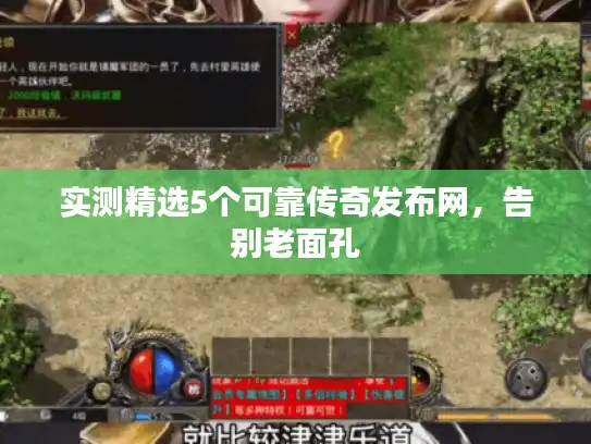 实测精选5个可靠传奇发布网，告别老面孔