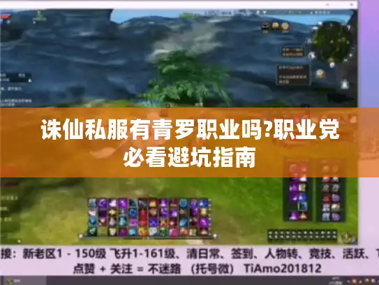 诛仙私服有青罗职业吗?职业党必看避坑指南