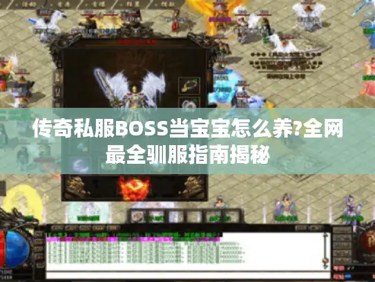 传奇私服BOSS当宝宝怎么养?全网最全驯服指南揭秘