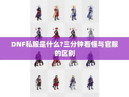 DNF私服是什么?三分钟看懂与官服的区别