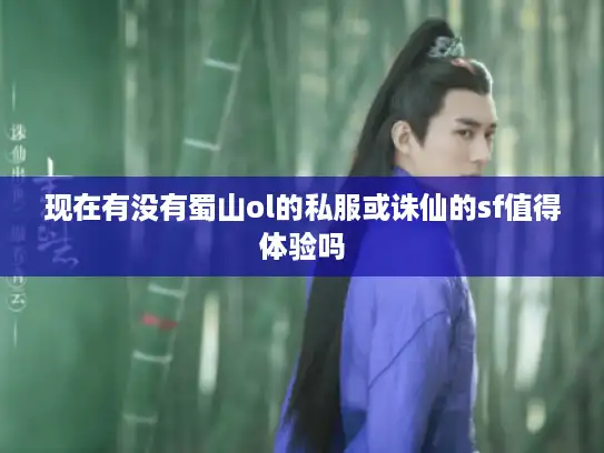 现在有没有蜀山ol的私服或诛仙的sf值得体验吗