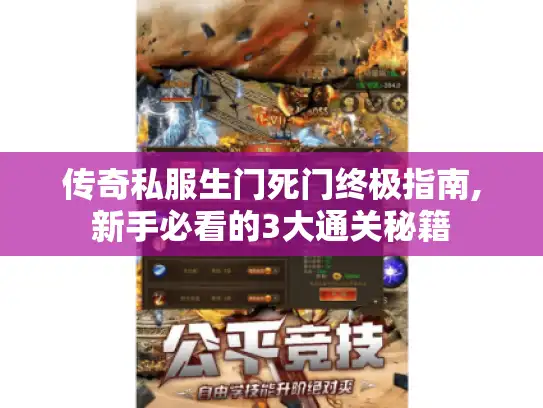 传奇私服生门死门终极指南,新手必看的3大通关秘籍