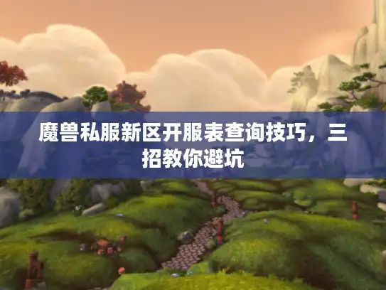 魔兽私服新区开服表查询技巧，三招教你避坑