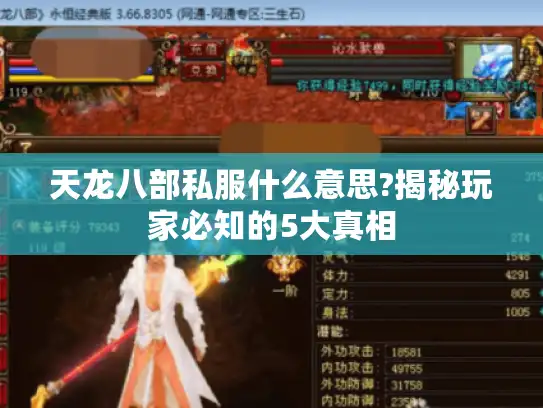 天龙八部私服什么意思?揭秘玩家必知的5大真相 天龙八部私服什么意思?揭秘玩家必知的5大真相