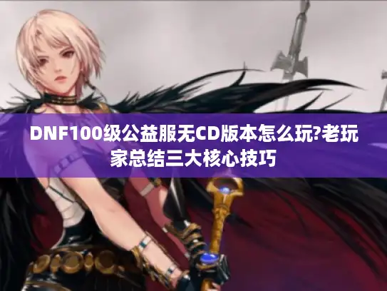 DNF100级公益服无CD版本怎么玩?老玩家总结三大核心技巧