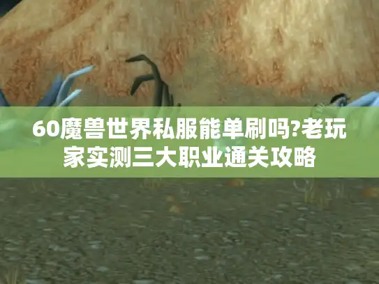 60魔兽世界私服能单刷吗?老玩家实测三大职业通关攻略