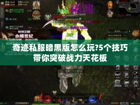 奇迹私服暗黑版怎么玩?5个技巧带你突破战力天花板