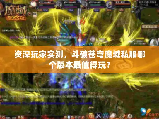 资深玩家实测，斗破苍穹魔域私服哪个版本最值得玩？