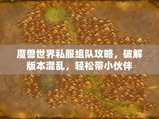 魔兽世界私服组队攻略，破解版本混乱，轻松带小伙伴