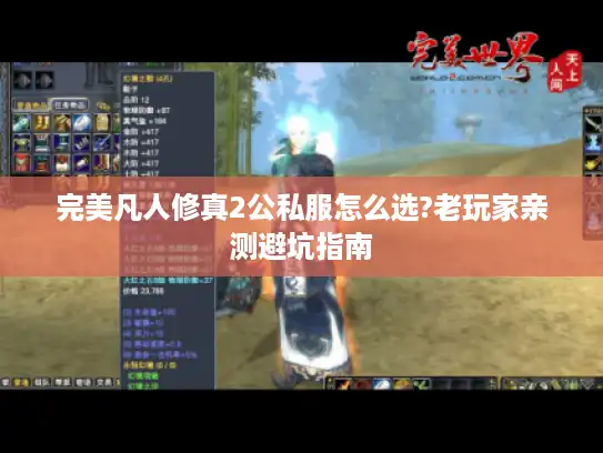 完美凡人修真2公私服怎么选?老玩家亲测避坑指南
