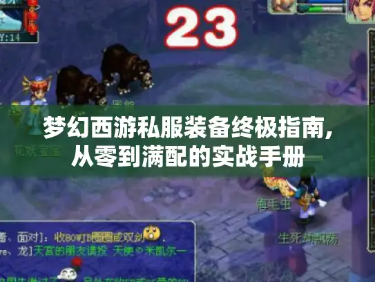 梦幻西游私服装备终极指南,从零到满配的实战手册 梦幻西游私服装备终极指南,从零到满配的实战手册