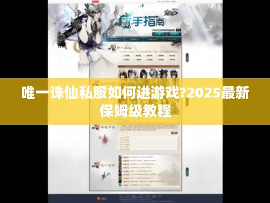 唯一诛仙私服如何进游戏?2025最新保姆级教程