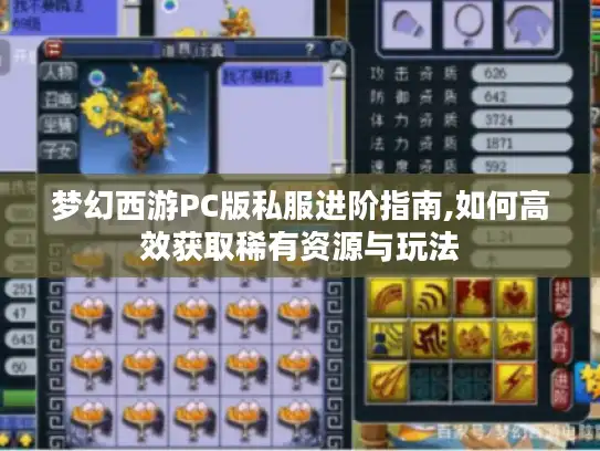 梦幻西游PC版私服进阶指南,如何高效获取稀有资源与玩法 梦幻西游PC版私服进阶指南,如何高效获取稀有资源与玩法