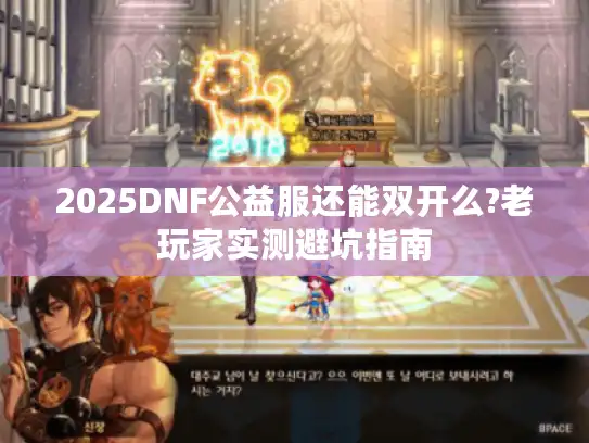 2025DNF公益服还能双开么?老玩家实测避坑指南
