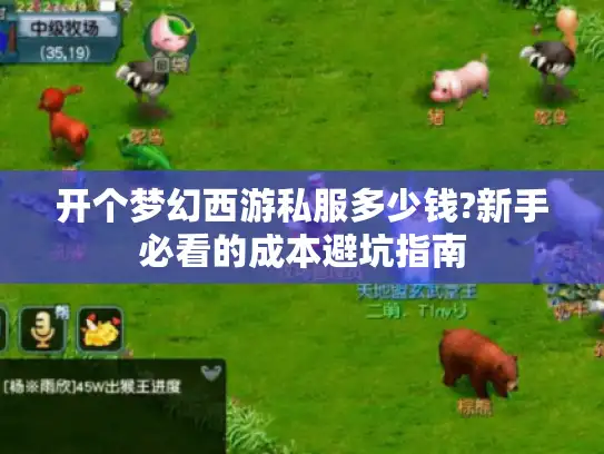 开个梦幻西游私服多少钱?新手必看的成本避坑指南