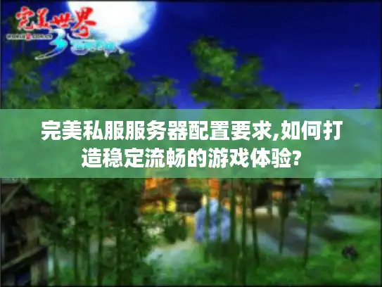 完美私服服务器配置要求,如何打造稳定流畅的游戏体验?