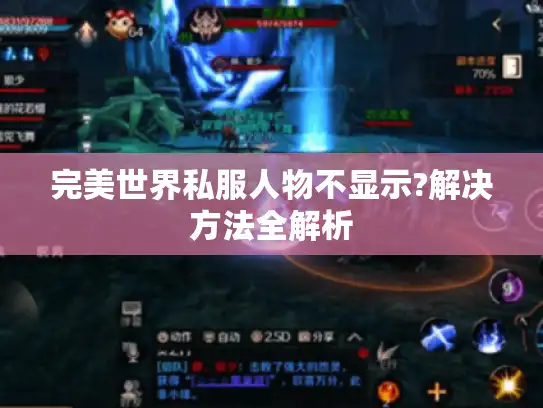 完美世界私服人物不显示?解决方法全解析