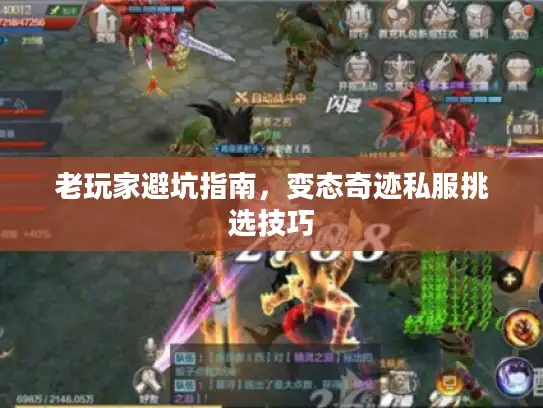 老玩家避坑指南，变态奇迹私服挑选技巧