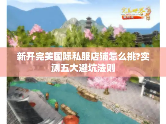 新开完美国际私服店铺怎么挑?实测五大避坑法则