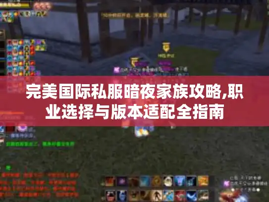 完美国际私服暗夜家族攻略,职业选择与版本适配全指南