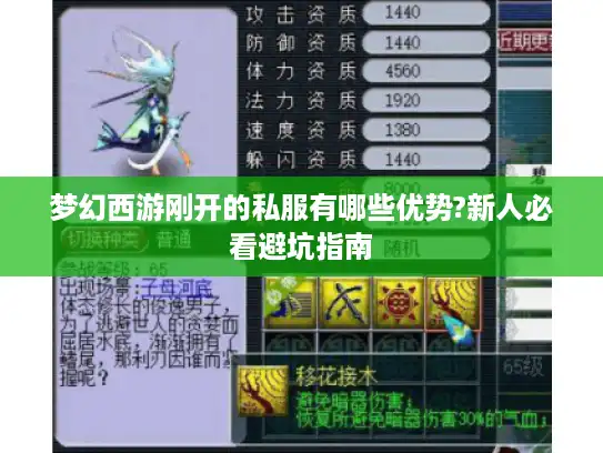 梦幻西游刚开的私服有哪些优势?新人必看避坑指南