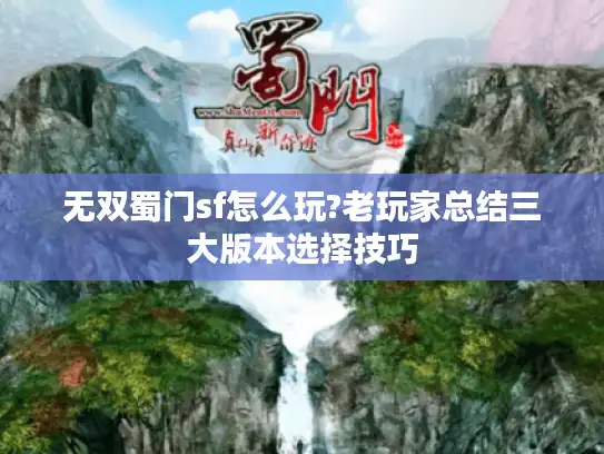 无双蜀门sf怎么玩?老玩家总结三大版本选择技巧