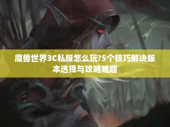 魔兽世界3C私服怎么玩?5个技巧解决版本选择与攻略难题