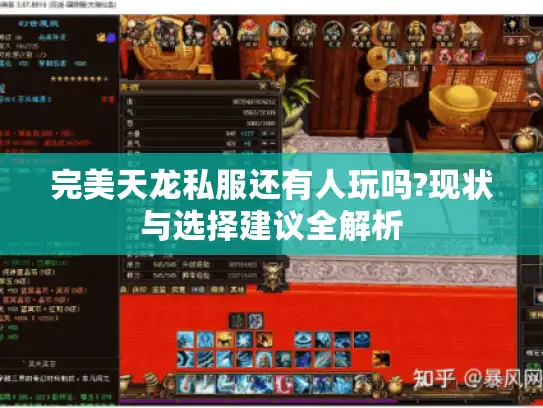 完美天龙私服还有人玩吗?现状与选择建议全解析