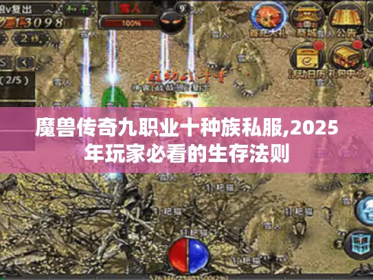 魔兽传奇九职业十种族私服,2025年玩家必看的生存法则