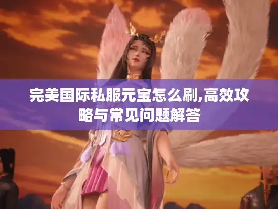 完美国际私服元宝怎么刷,高效攻略与常见问题解答