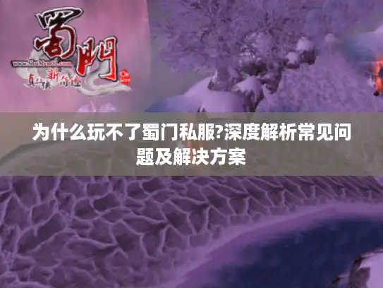 为什么玩不了蜀门私服?深度解析常见问题及解决方案