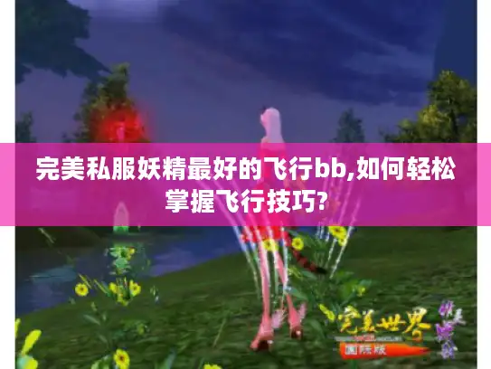 完美私服妖精最好的飞行bb,如何轻松掌握飞行技巧? 完美私服妖精最好的飞行bb,如何轻松掌握飞行技巧?