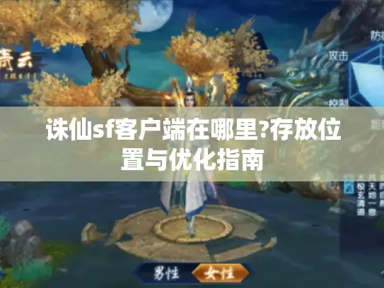 诛仙sf客户端在哪里?存放位置与优化指南