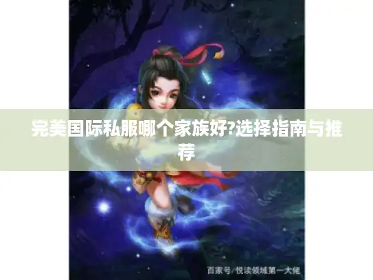 完美国际私服哪个家族好?选择指南与推荐